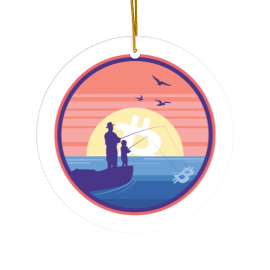 Funny Bitcoin Crypto Blockchain Btc Fun Lovers Ceramic Ornaments