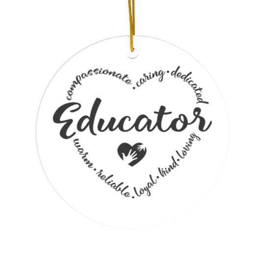 Educator, Teacher appreciation Ceramic Ornaments