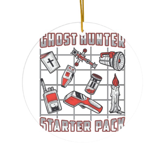 Ghost Hunter Starter Pack Paranormal Ghost Hunting Ceramic Ornaments