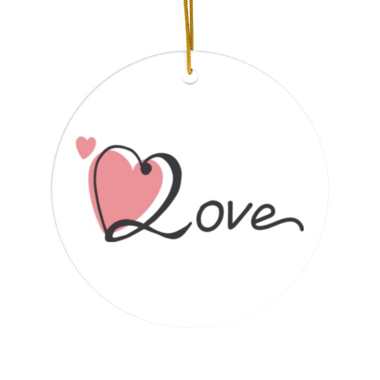 I love you Ceramic Ornaments