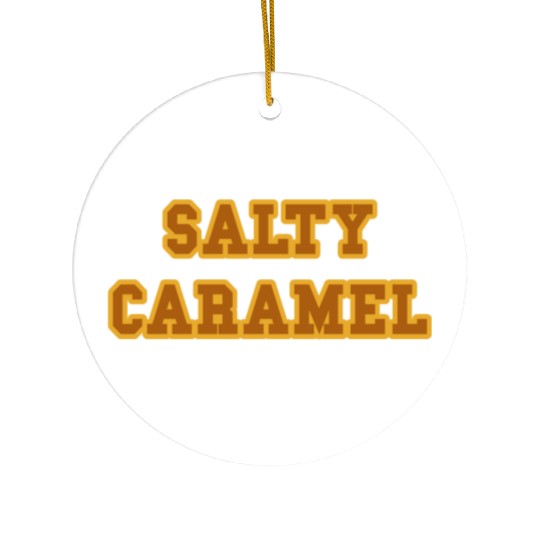 Salty Caramel Ceramic Ornaments