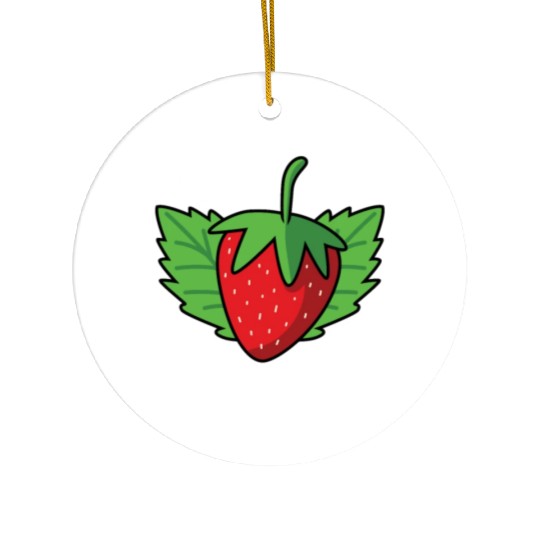 My Strawberry Sweet Person Gift Ceramic Ornaments