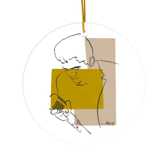 Say it loud clear Ceramic Ornaments