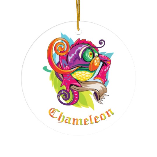 Chameleon Ceramic Ornaments