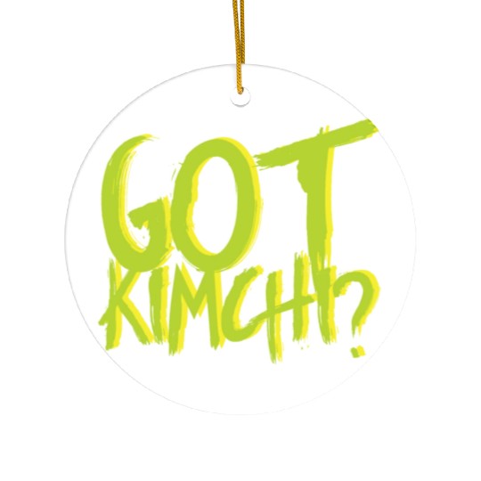 Got Kimchi? Asian Chef Gift Ceramic Ornaments