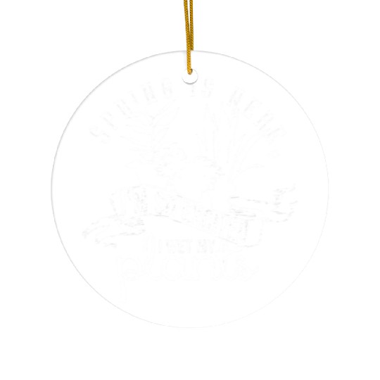 Fun Novelty Spring Gardening plants seeds dirt Ceramic Ornaments