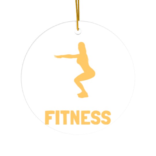 Fitness Gym Workout Ceramic Ornaments