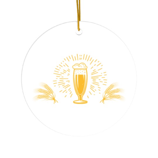 Drinks well with others Ceramic Ornaments