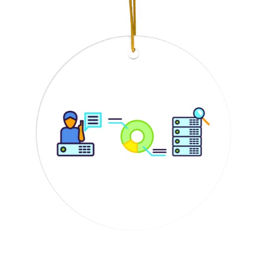 Data Scientist Analyst Statistic Beginner Science Ceramic Ornaments