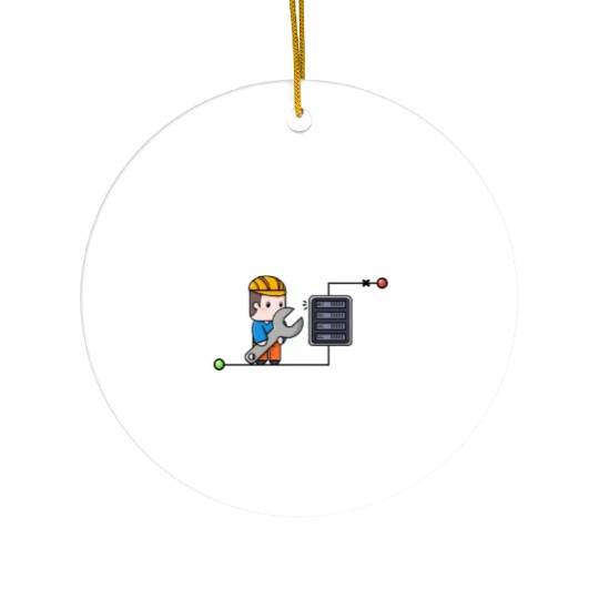 Network Engineer Director Computer Engineering Ceramic Ornaments