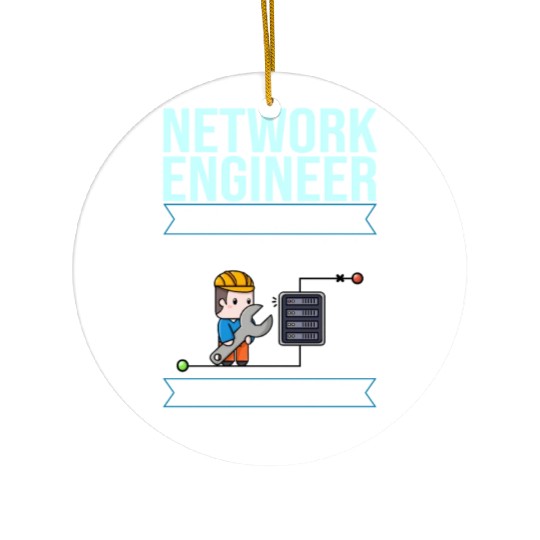Network Engineer Director Computer Engineering Ceramic Ornaments