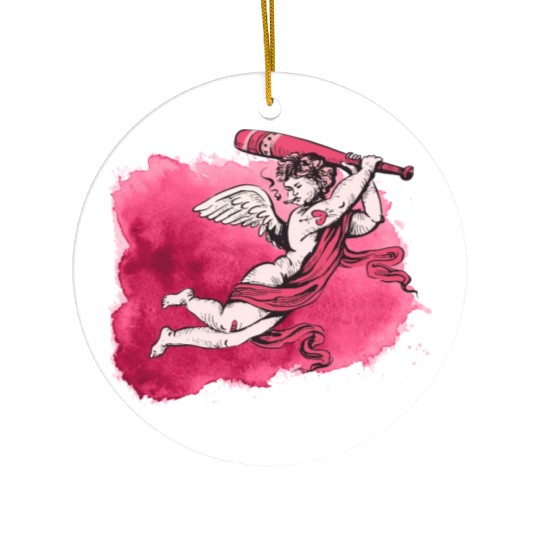 Fighting Angel Ceramic Ornaments