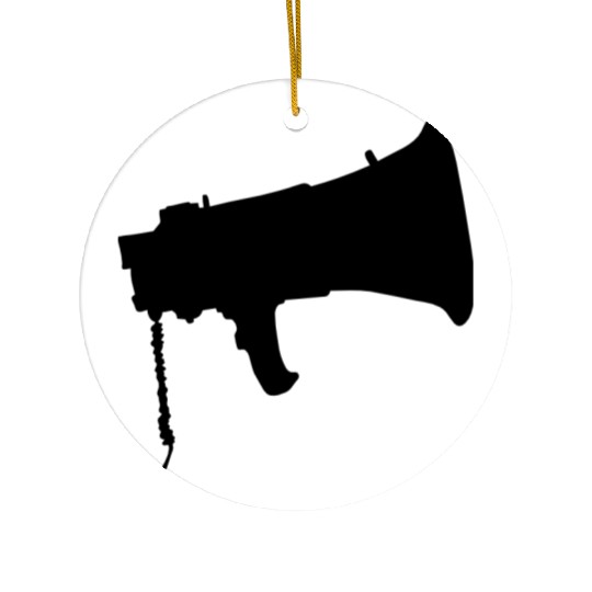 Icon Megaphone Propaganda Icon Ceramic Ornaments