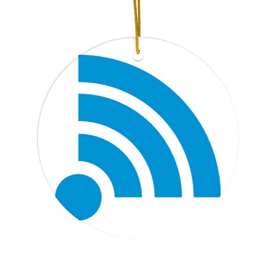 Icon connection good wifi Ceramic Ornaments