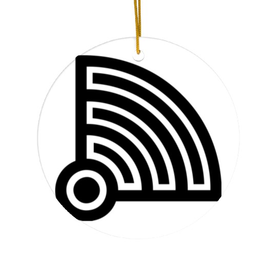Icon Good Connection Wifi Ceramic Ornaments