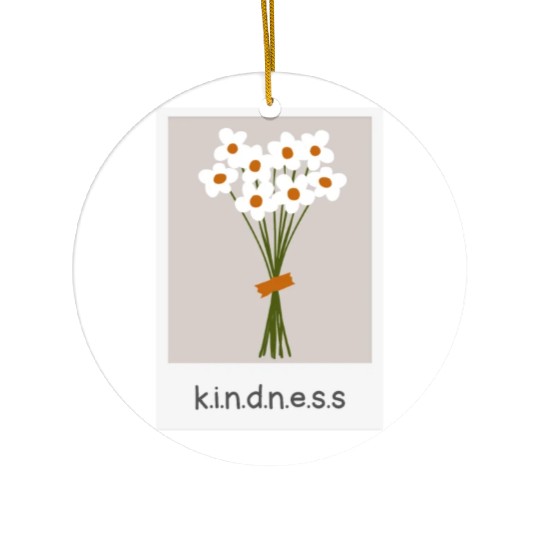Ceramic Ornaments Flower Kindness for woman