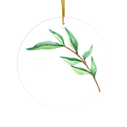 The Adventures leaf Ceramic Ornaments