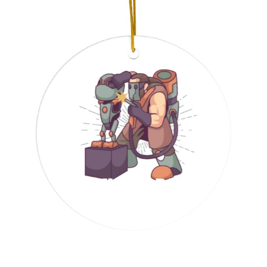 Robotics Machine Learning Robot Robotics Engineer Ceramic Ornaments