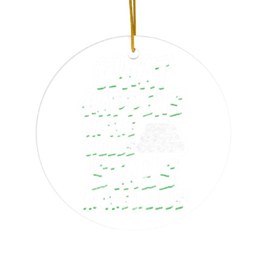 Forest Chainsaw Chainsaw Ceramic Ornaments