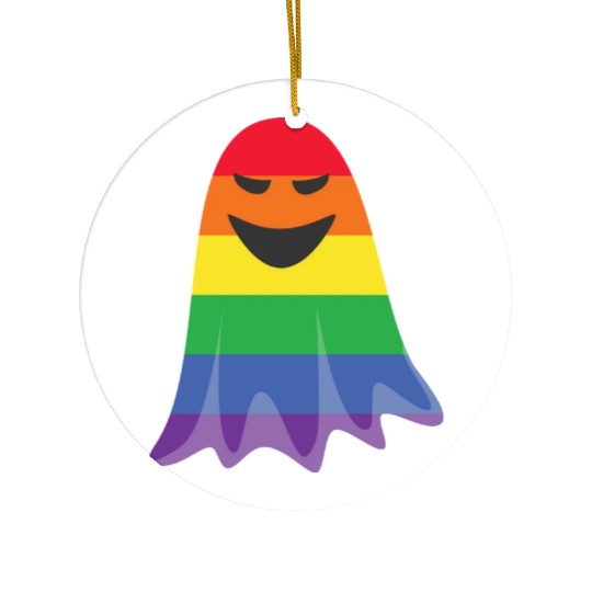 Bisper Ghost Pride Ceramic Ornaments