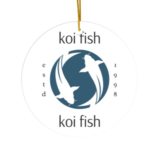 KOI FISH Ceramic Ornaments