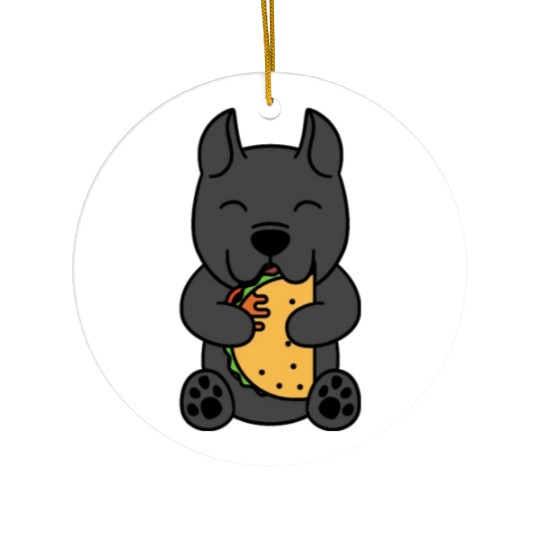 Cane Corso Taco Lover Ceramic Ornaments