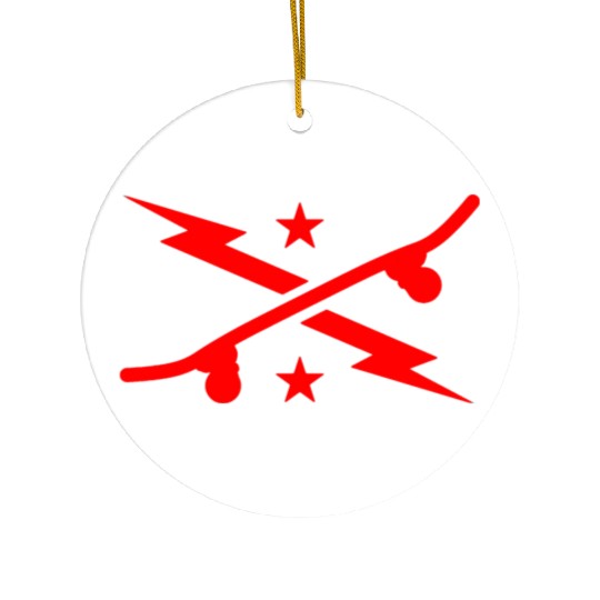 Lightning Skateboard Ceramic Ornaments