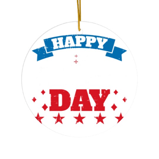 Columbus Day Italian Pride Ceramic Ornaments