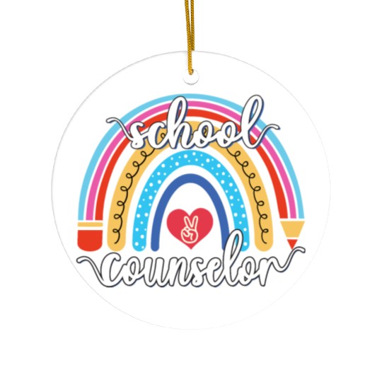 School Counselor, School Guidance Appreciation Ceramic Ornaments