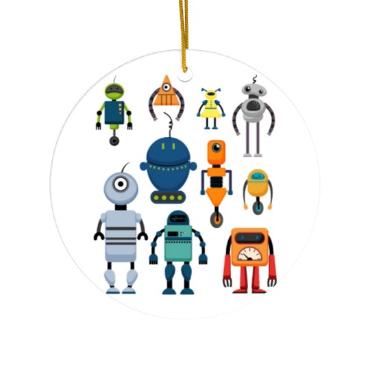 Kids Robot Cool Robotics Boys Robots Ceramic Ornaments