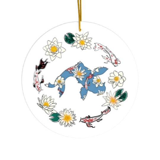 Koi Carp Japan Fish Colorful Pond Hobby Ceramic Ornaments