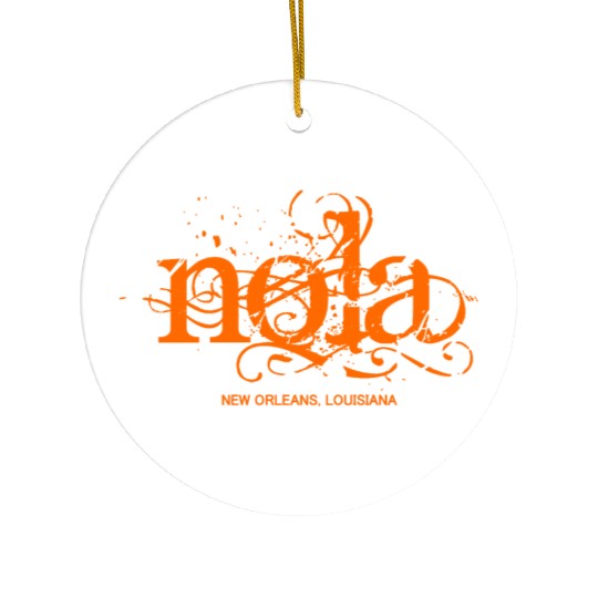 NOLA New Orleans Ceramic Ornaments