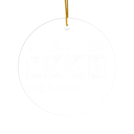 Sarcasm Periodic Table Element Ceramic Ornaments Weird Science