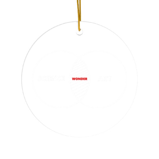 Science And Art Wonder Creative Student Teacher Ceramic Ornaments