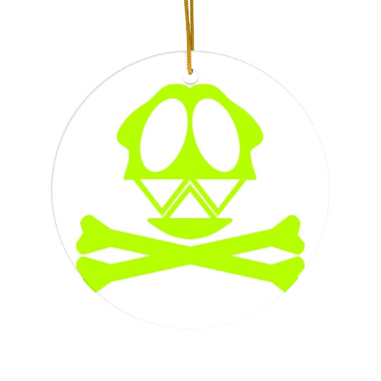 Silly Crossbones Ceramic Ornaments