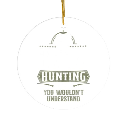 Buck Deer Hunting Hunter Vintage Ceramic Ornaments