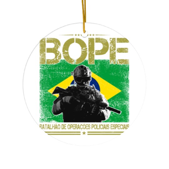 BOPE Brazil Police Special Forces Ceramic Ornaments