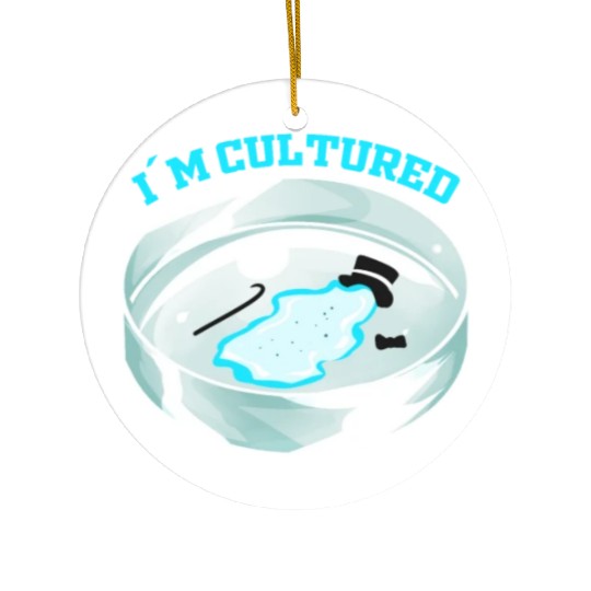 Microbiology Biology Teacher - Cultural Awareness Ceramic Ornaments