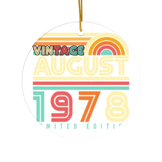 August 1978 Vintage Ceramic Ornaments