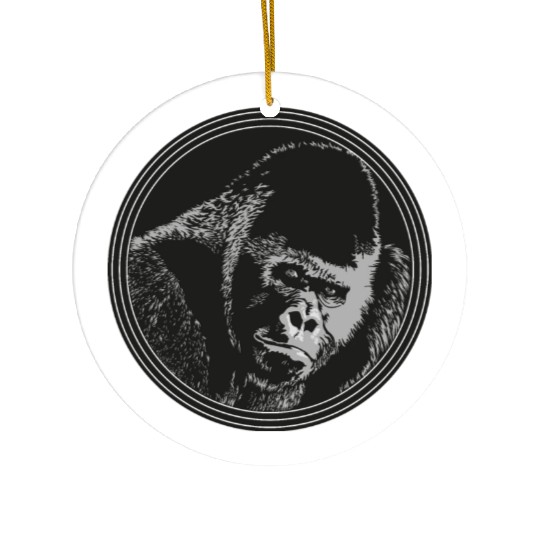 Gorilla ape Ceramic Ornaments