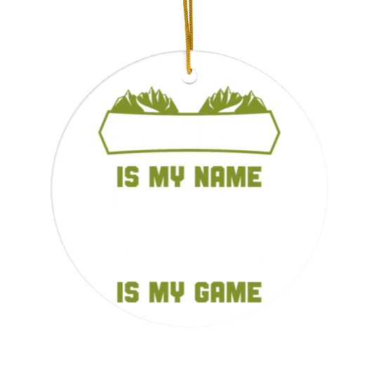 Buck Deer Hunting Hunter Ceramic Ornaments