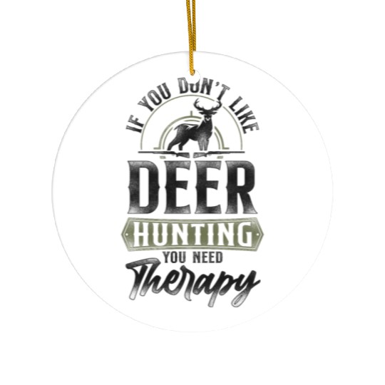 Buck Deer Hunting Hunter Vintage Ceramic Ornaments