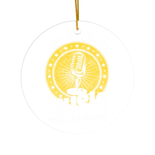 Music Band Piano Guitar Ceramic Ornaments