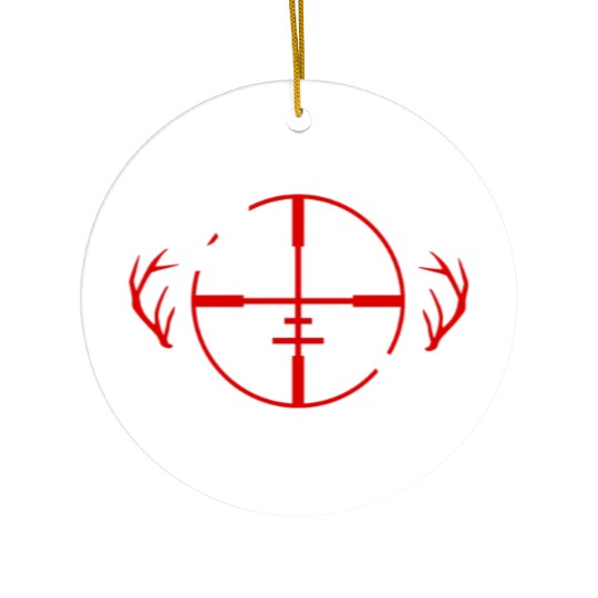 Buck Deer Hunting Hunter Vintage Ceramic Ornaments