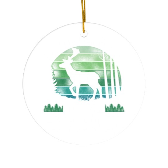 Buck Deer Hunting Hunter Vintage Ceramic Ornaments