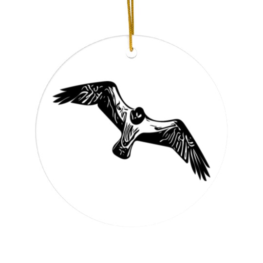 Vintage Seagull In Flight Ceramic Ornaments