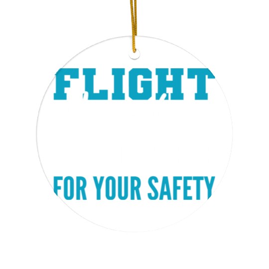 Responsible for Safety Cabin Crew Gift Ceramic Ornaments