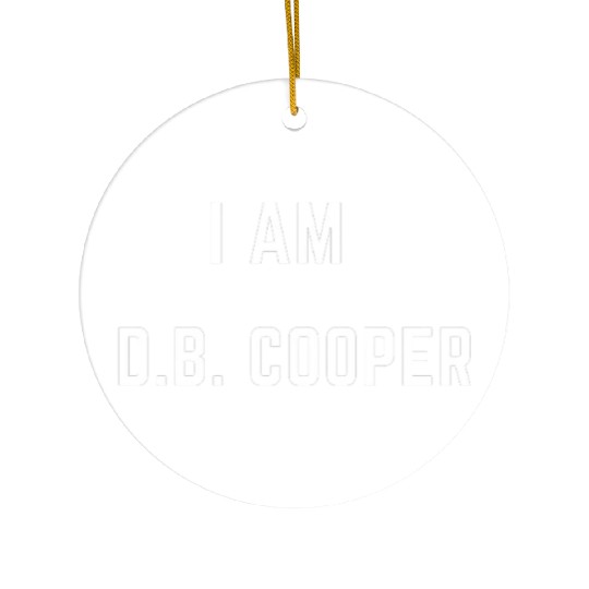 D.B. COOPER Ceramic Ornaments