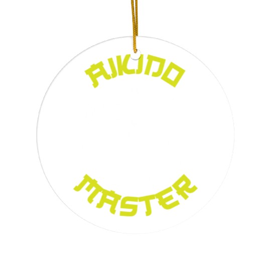 Aikido Master Martial Arts Training Fighter Lover Ceramic Ornaments