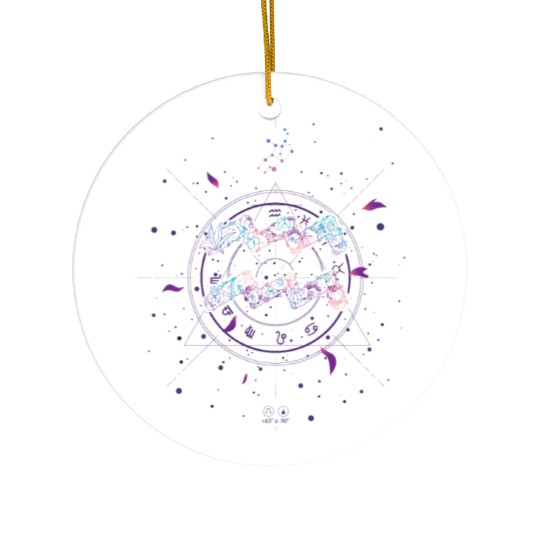 Aquarius Zodiac Astrology Aquarius Zodiac Astrolog Ceramic Ornaments